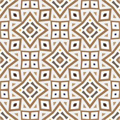 Seamless vector background with repeat pattern.Abstract ethnic rug ornamental seamless pattern.Perfect for fashion, textile design, cute themed fabric, on wall paper, wrapping paper and home decor.