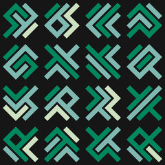 Asemic Glyph writing hieroglyph imitation abstract illustration