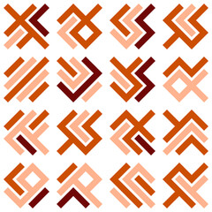 Obraz premium Asemic Glyph writing hieroglyph imitation abstract illustration