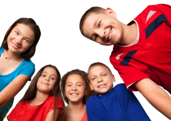 Portrait of Smiling Children