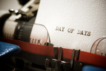 Day of days