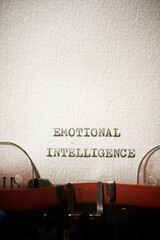 Emotional intelligence text