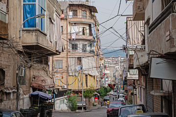 Fototapeta na wymiar Strassenszene um 2010 in Beirut, Libanon
