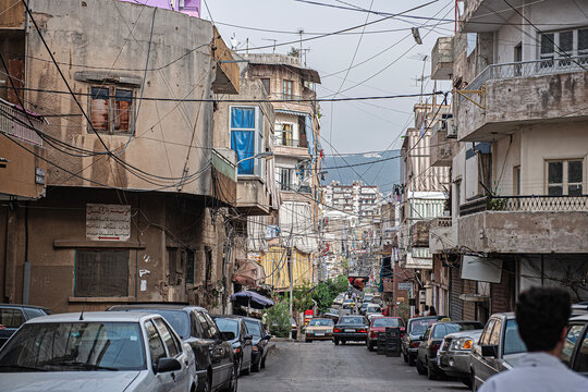 Strassenszene um 2010 in Beirut, Libanon