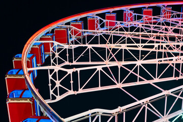 Ferris wheel in hong kong