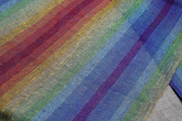 linen rainbow 