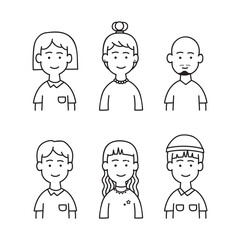 Character style of each person that is different