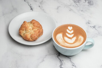 Coffee and scone