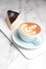 cake with coffee