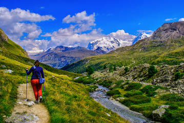 Fototapeta na wymiar Alpi svizzere
