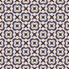 Floral knitted embroidery on white background.geometric ethnic oriental pattern traditional.  Abstract vector illustration. Design for texture,fabric,clothing,wrapping,decoration,scarf,print. 