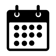 calendar icon, appointment vector