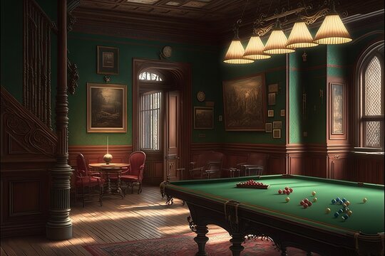 Billiard Room Images – Browse 9,683 Stock Photos, Vectors, and Video |  Adobe Stock