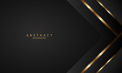 dark black luxury premium background and gold line.