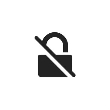 Cracked Lock - Pictogram (icon) 