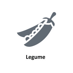 Legume  Vector   Solid Icons. Simple stock illustration stock