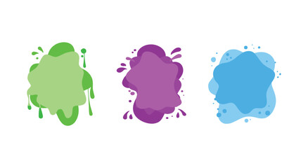 colorful background with splashes