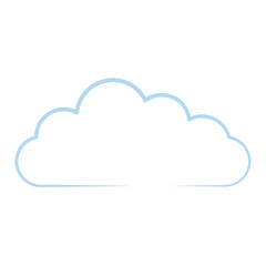Fototapeta premium pastel cloud frame 