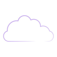Fototapeta premium pastel cloud frame 