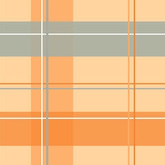Tartan plaid seamless pattern white and orange green color line. Shirt print fabric texture background for blanket, textile, wrapping paper, print, fabric or textile, card, poster