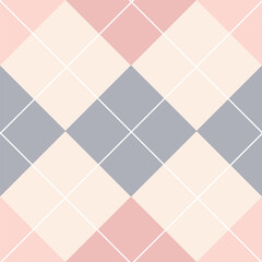 Pastel argyle Seamless pattern. Classic background for wallpaper, paper, web page background, blankets, wrapping paper, print, fabric or textile, card