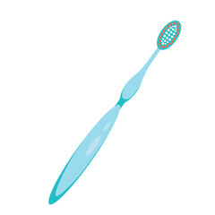 Toothbrush icon. Flat illustration of toothbrush vector icon isolated on white background. Vector illustration.