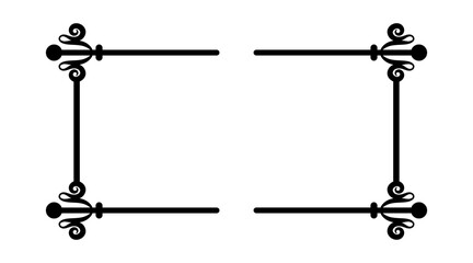 art border rectangle frame
