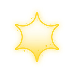 neon fade star shape
