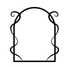 aesthetic swirl frame
