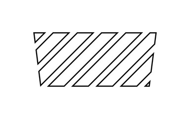 slant border line element
