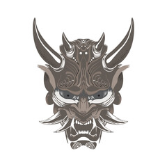 Fototapeta premium black and white art mask