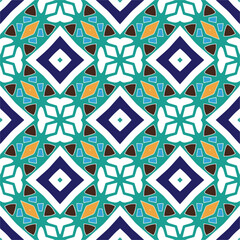 Seamless vector background with repeat pattern.Abstract ethnic rug ornamental seamless pattern.Perfect for fashion, textile design, cute themed fabric, on wall paper, wrapping paper and home decor.