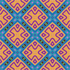 Seamless vector background with repeat pattern.Abstract ethnic rug ornamental seamless pattern.Perfect for fashion, textile design, cute themed fabric, on wall paper, wrapping paper and home decor.