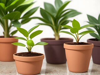 plants in pot
