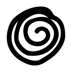doodle spiral element
