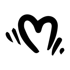 doodle heart element

