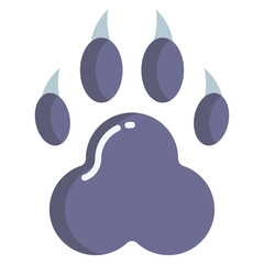 Animal foot print  icon