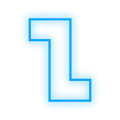 neon light geometric shape
