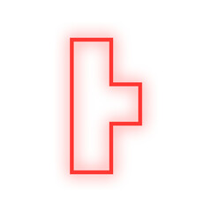 neon light geometric shape
