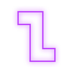 neon light geometric shape

