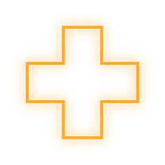 Fototapeta premium neon light geometric shape 