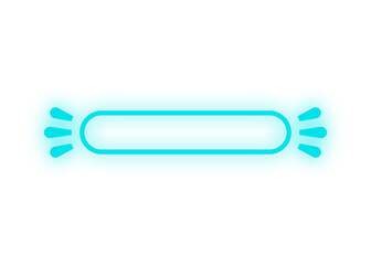 neon rectangle tag banner
