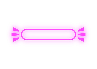 neon rectangle tag banner
