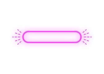 neon rectangle tag banner
