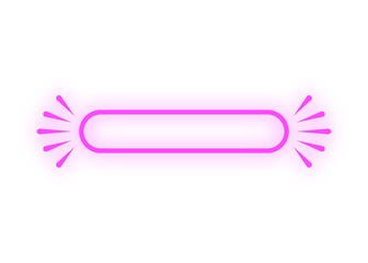 neon rectangle tag banner

