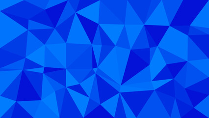 Fototapeta premium Blue and Black Low Poly background design