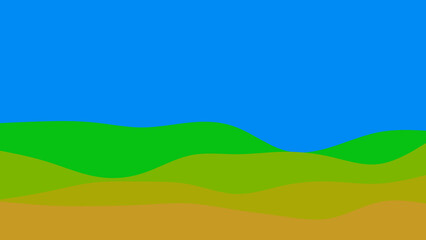 Gradient backgrounds as interpretive landscape
