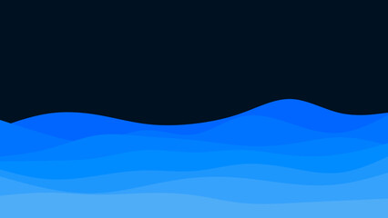 Wavy Blue blending background
