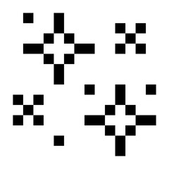 pixel sparkle glitter
