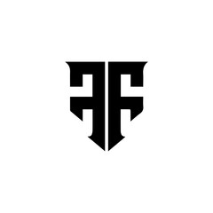 Obraz premium FF letter logo vector illustration